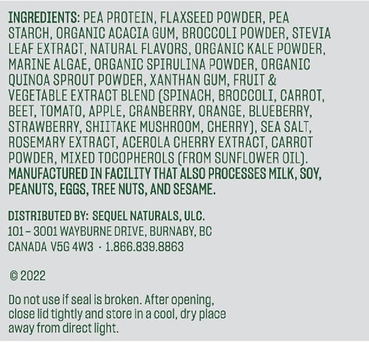 Vega Essentials Plant Based Protein Powder, Vanilla 1.3 lbs