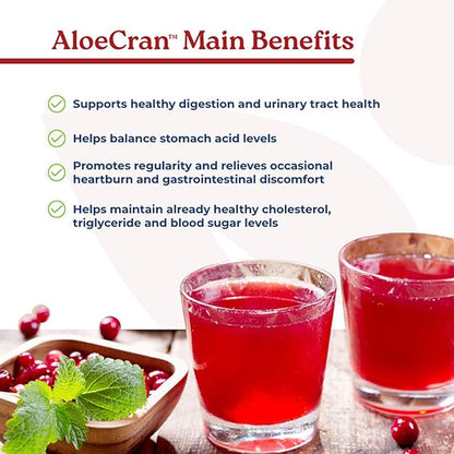 Aloe-Cran Sugar Free Drink Mix Supplement| 30 Servings