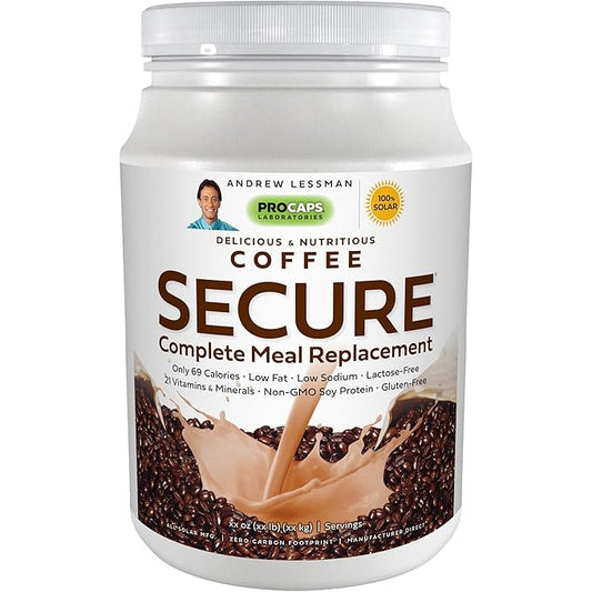 Andrew Lessman Secure Soy Complete Meal Replacement 10 Servings 69 Calories, 7 Grams