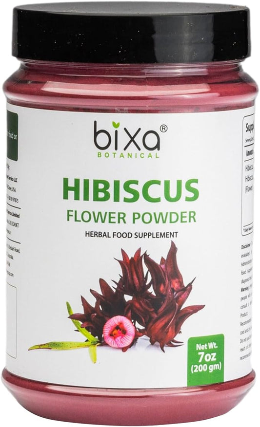 Hibiscus Powder (Hibiscus Rosa Sinensis) – 200g (7 (7 Oz),