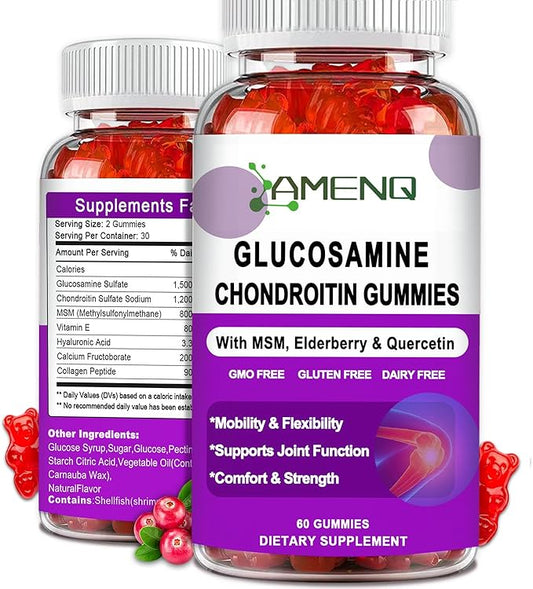 Extra Strength Glucosamine Chondroitin Gummies -60Ct