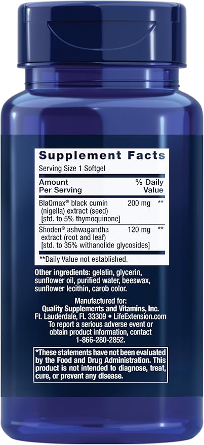 Life Extension Serene Sleep – Ashwagandha, 30 Softgels