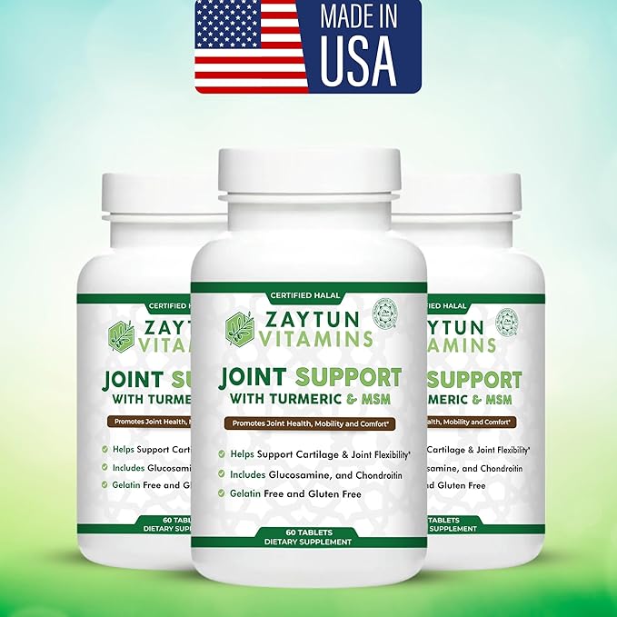 Zaytun Halal Joint Support with Turmeric 1 Month