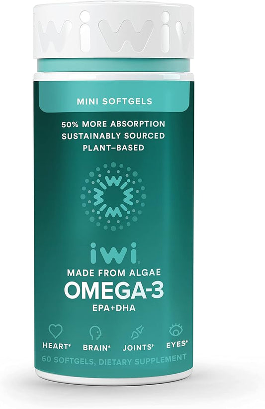 Iwi Life Omega-3, 60 Mini Softgels (30 Servings), 3 with