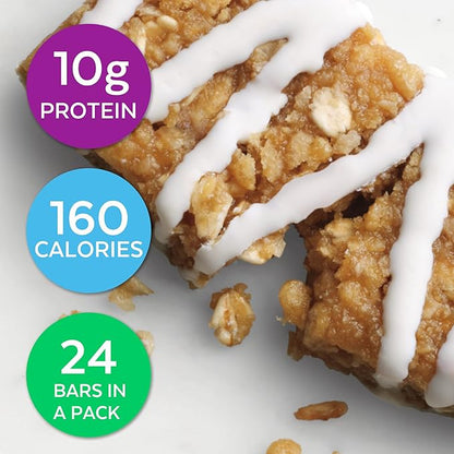 HMR Bar, Lemon Flavored Protein Bar 10g of 24 Count