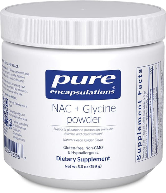 Pure Encapsulations NAC + Glycine Powder 5.6 oz