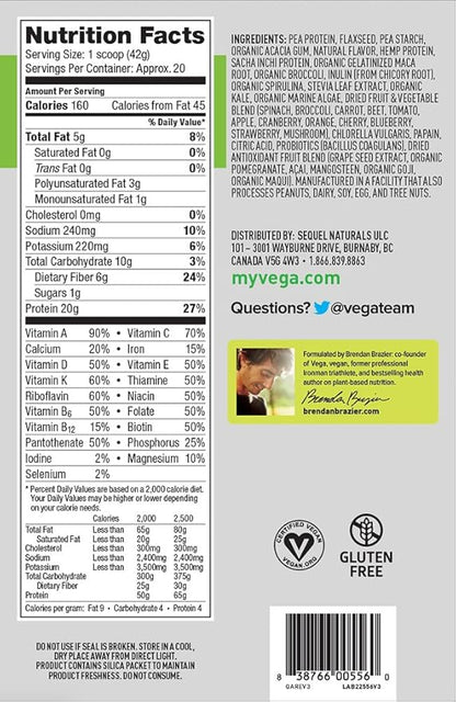 Vega One All-In-One Nutrition Shake Coconut (20 servings) 29.4 Ounce 1)