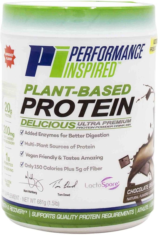 Performance Inspired Nutrition Plant Protein Powder 20G - 1B Probiotics 1.5lb