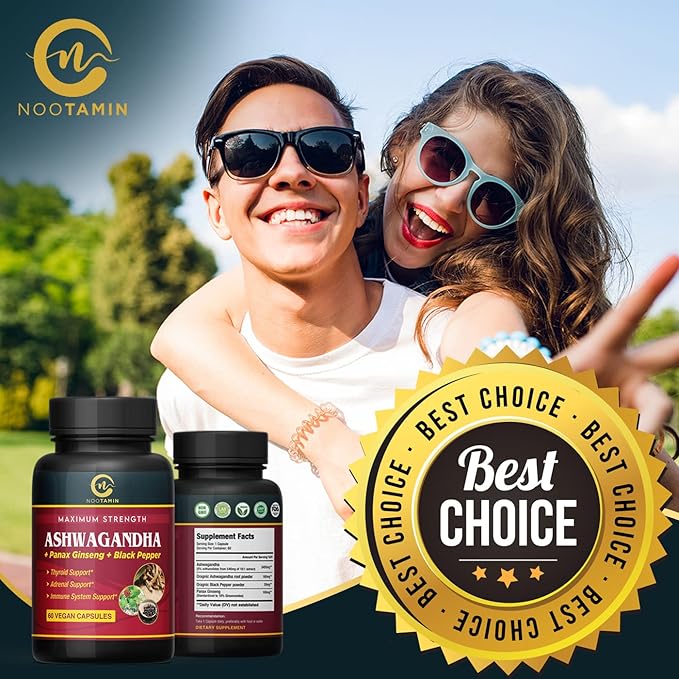Organic India Ashwagandha Capsules 5700mg 60 Vegan 2 Months