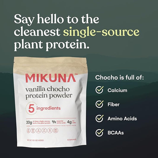 Mikuna Vegan Protein Powder (Vanilla, 10 Servings)