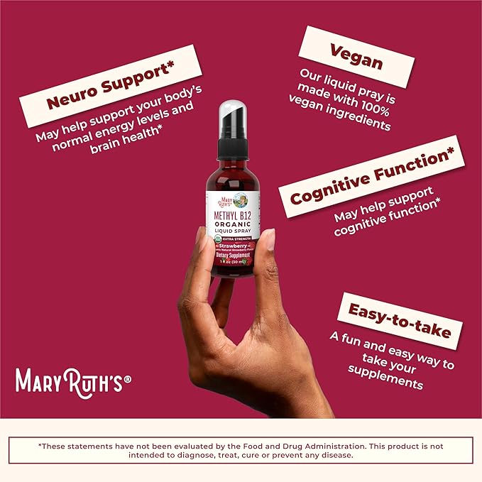 Vitamin B12 Spray B12 Liquid B12 Vitamin B12 for 1 Fl