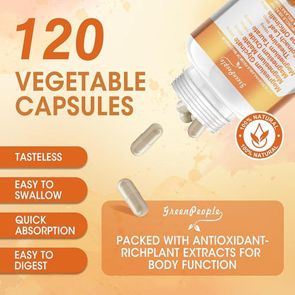 Magnesium Glycinate 500mg Capsules, with Malate, D3 | 6 Kinds 120 Capsules