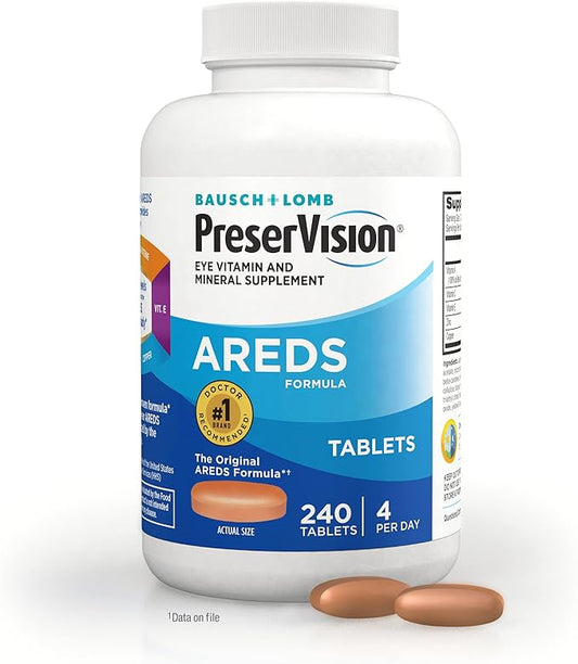 PreserVision AREDS Eye Vitamin & Mineral 240 Count 1) ,