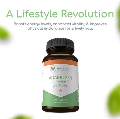 Adaptogen Immune, Adaptogens Supplements, Ashwagandha Supplements 120 Capsules