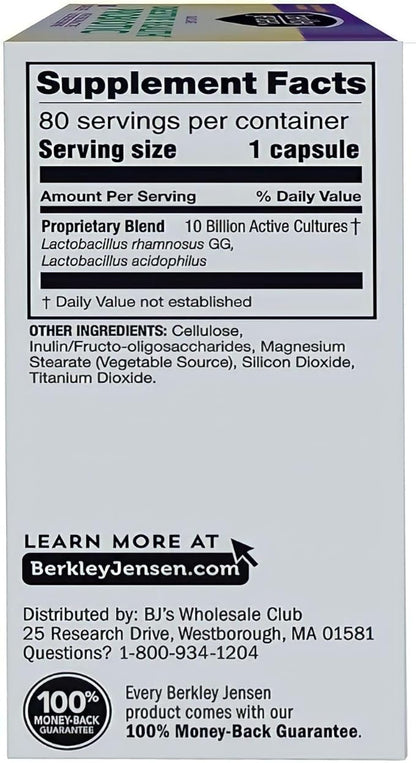 berkley jensen Daily Care Digestive Health 80 Capsules