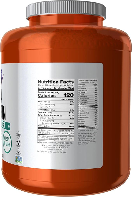 NOW Sports Nutrition, Pea Protein 24 7-Pound