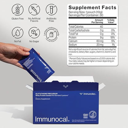 Immunocal® Glutathione Precursor – Whey Protein 30 Servings