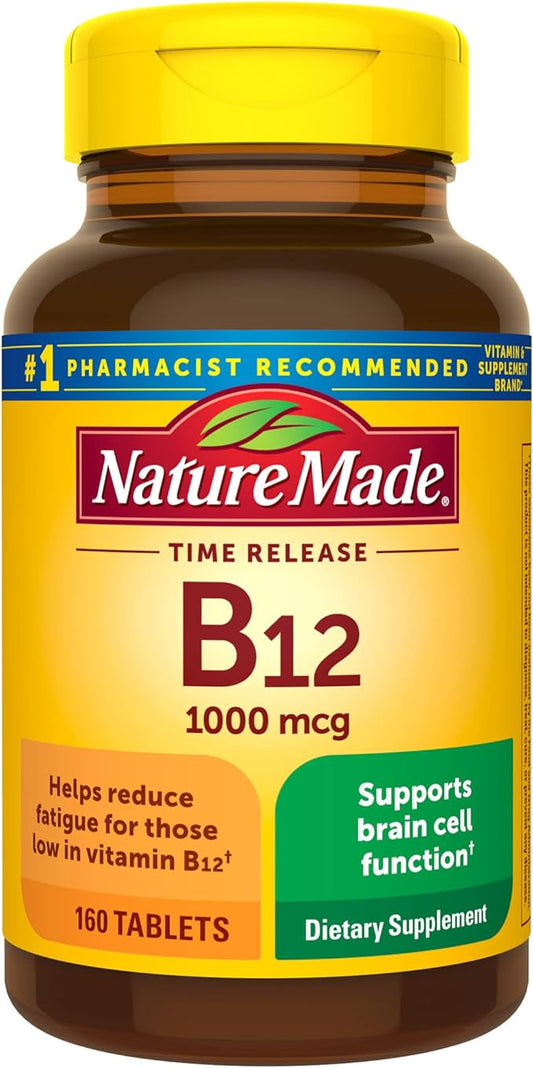 Nature Made Vitamin B12 1000 mcg, 160 Time 160 Day