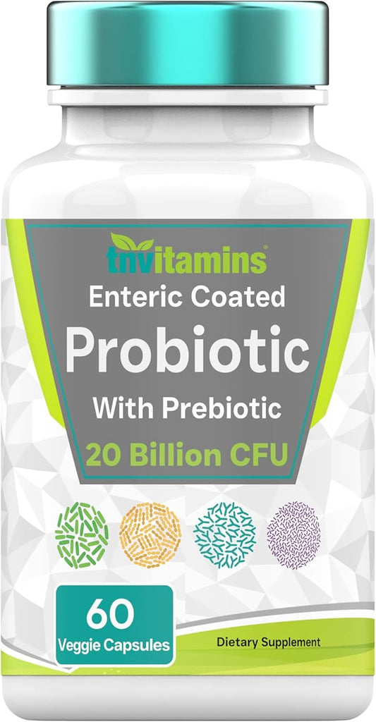 Probiotics for Women & Men 60 Enteric 20 Billion 8 Strains