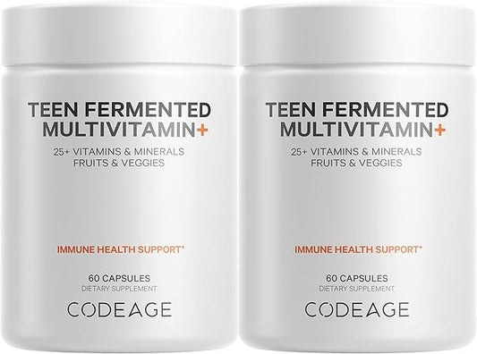 Codeage Teen’s Daily Multivitamin Supplement, 25+ Omega-3, 2 2 Pack