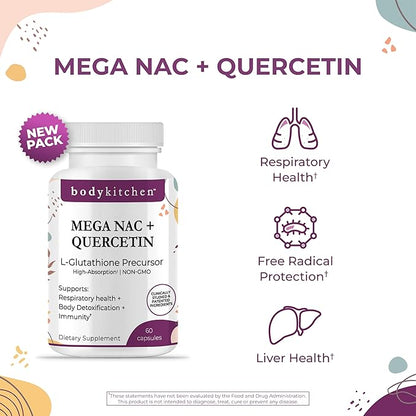 Body Kitchen Mega NAC (N-Acetyl Cysteine) 600 mg 2)