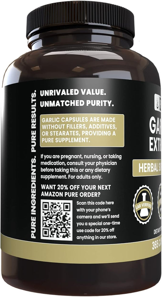 Pure Original Ingredients Garlic Extract (365