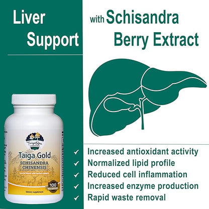 Schisandra Chinensis Supplement, Wild Siberian Herbal 100 Vegetarian