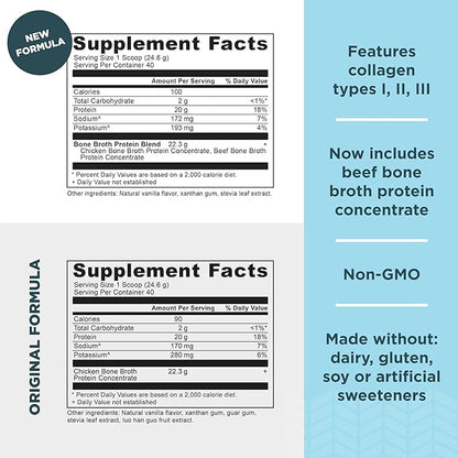 Ancient Nutrition Protein Powder Made from 20g Protein 40 Serving