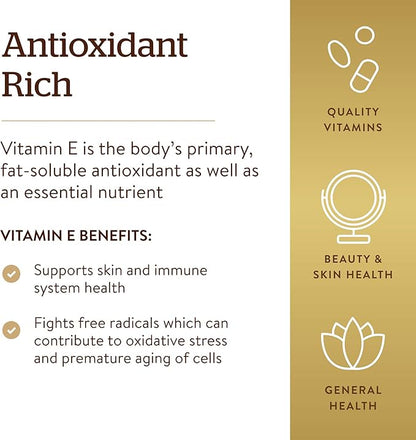 Solgar Vitamin E 67 mg (100 100 Mixed 100 Servings