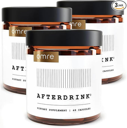 AfterDrink (New Look - Same Formula) | Restore Pills with Milk Thistle, Dihydromyricetin DHM, Vitamin B, Ginger & Other Herbal Extracts, Made in USA (144)