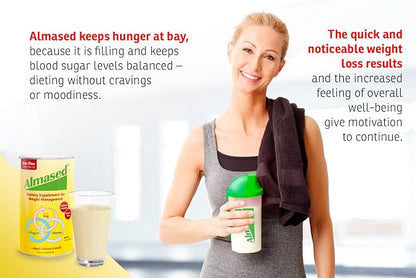 Almased Meal Replacement Shake 17.6 oz (5 Pack)