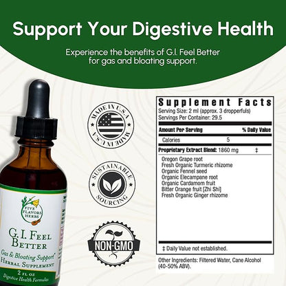 G.I. Feel Better Tincture 2 Fl