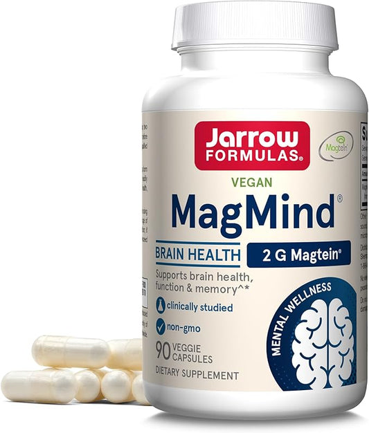 Jarrow Formulas MagMind Brain Health 90 Capsules, 30 Day