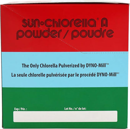 Sun Chlorella Powder Green Algae Superfood Supplement Supports Whole Body Wellness Immune Defense, Gut Health & Natural Energy Boost - Chlorophyll, B12, Protein, Non-GMO - 30 Packets