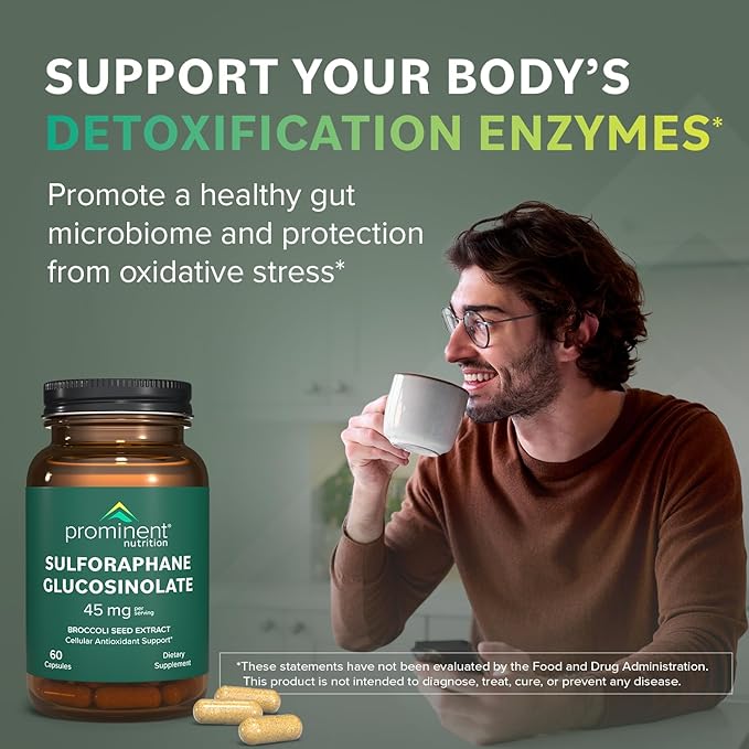 Sulforaphane Glucosinolate Supplement 45 mg, 30 Day