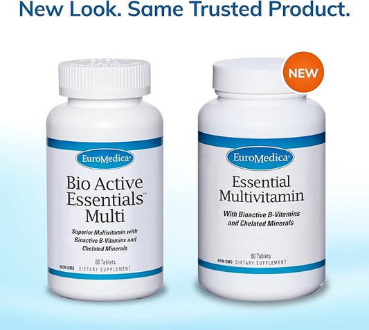 Euromedica Essential Multivitamin 60 Tablets D3 & 30 Servings