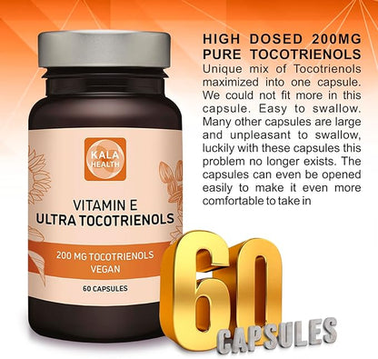 Kala Health Ultra Tocotrienol 200mg Vitamin 4 tocotrienols
