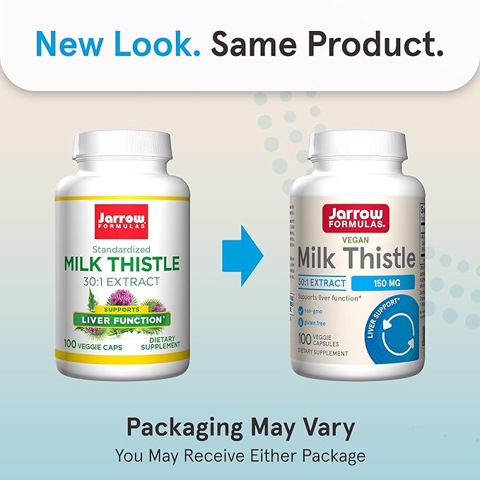 Jarrow Formulas Milk Thistle 150 mg 100 Servings 12