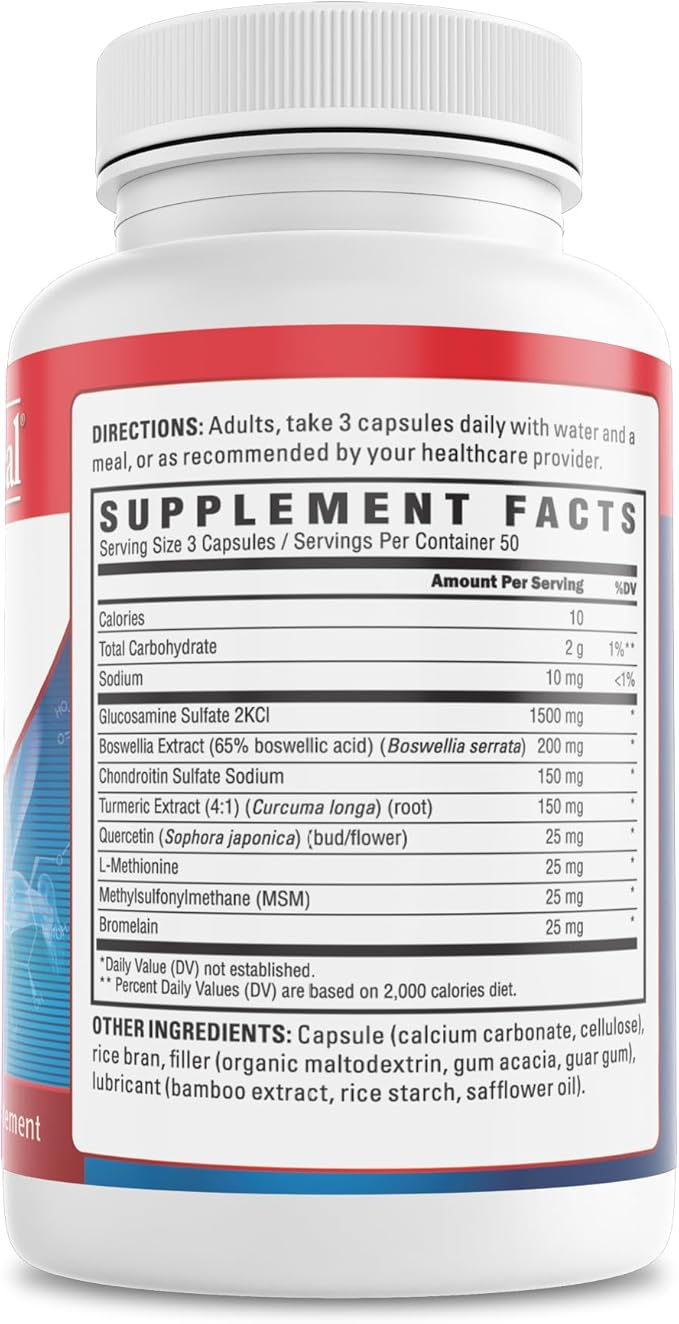 U.S. Doctors' Clinical Glucosamine Chondroitin [50 Day 150 Count]