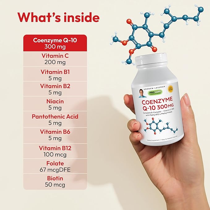 ANDREW LESSMAN Coenzyme Q-10 300 mg 60 Capsules