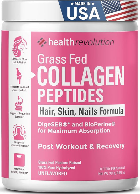 Hydrolyzed Collagen Peptides Powder 35 Servings