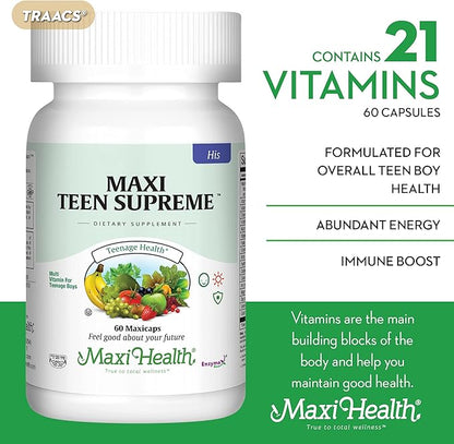 Maxi Health Teen Supreme HIS Vitamins 12-17 -