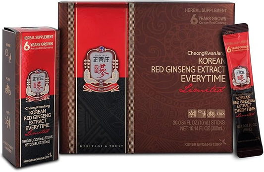 Korean Red Ginseng Everytime Limited 3000mg -30 Sticks