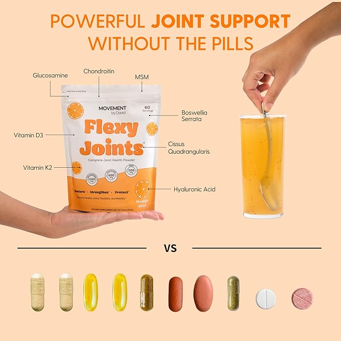 Flexy Joints - Complete Joint Support D3, K2 K2 - 60 Servings