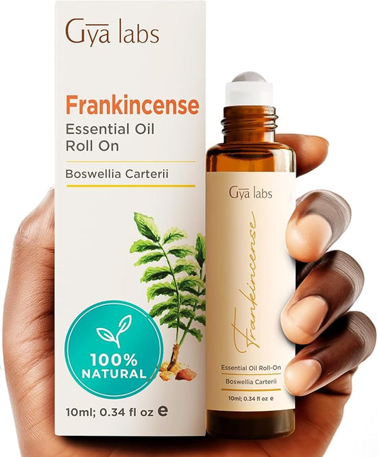 Gya Labs Frankincense Essential Oil Roll 100% Pure (0.34 Fl
