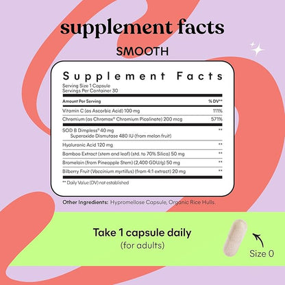 Lemme Smooth Anti Cellulite Capsules 30 Ct