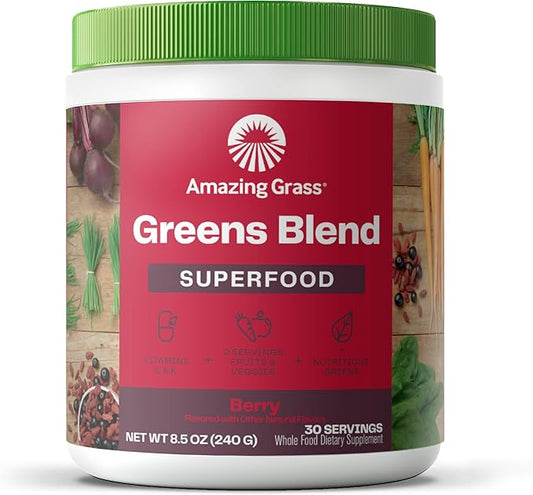 Amazing Grass Greens Superfood Powder: Greens 30 Servings