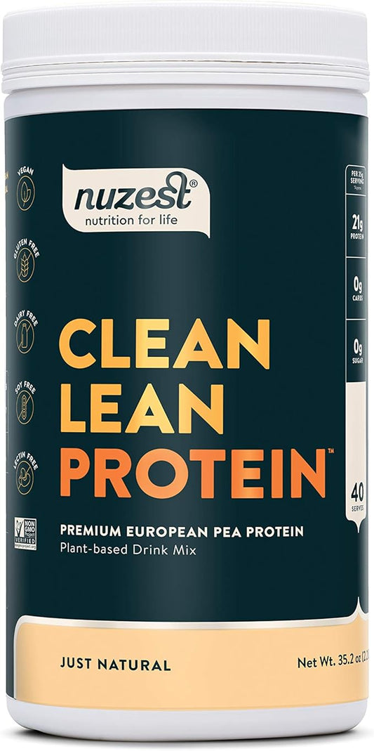 Nuzest - Pea Protein Powder - 40 Servings, 2.2 lb