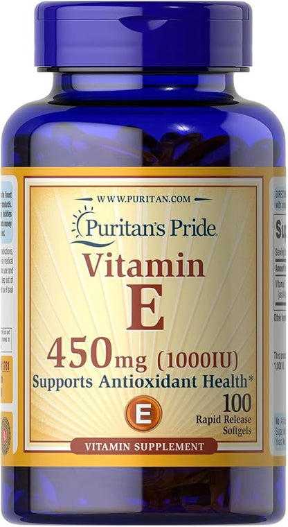 Puritan's Pride Vitamin E 450 Mg, 100 count