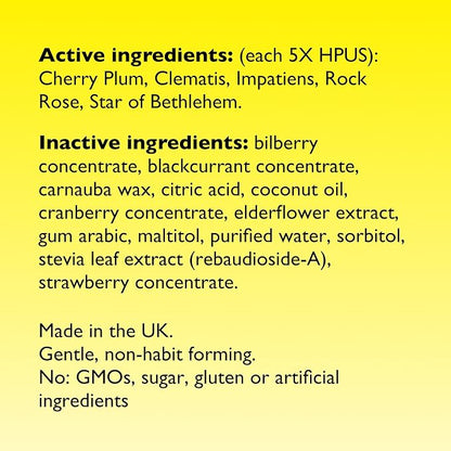 RESCUE Bach PASTILLES, Mixed Berry Flavor, 35 Count